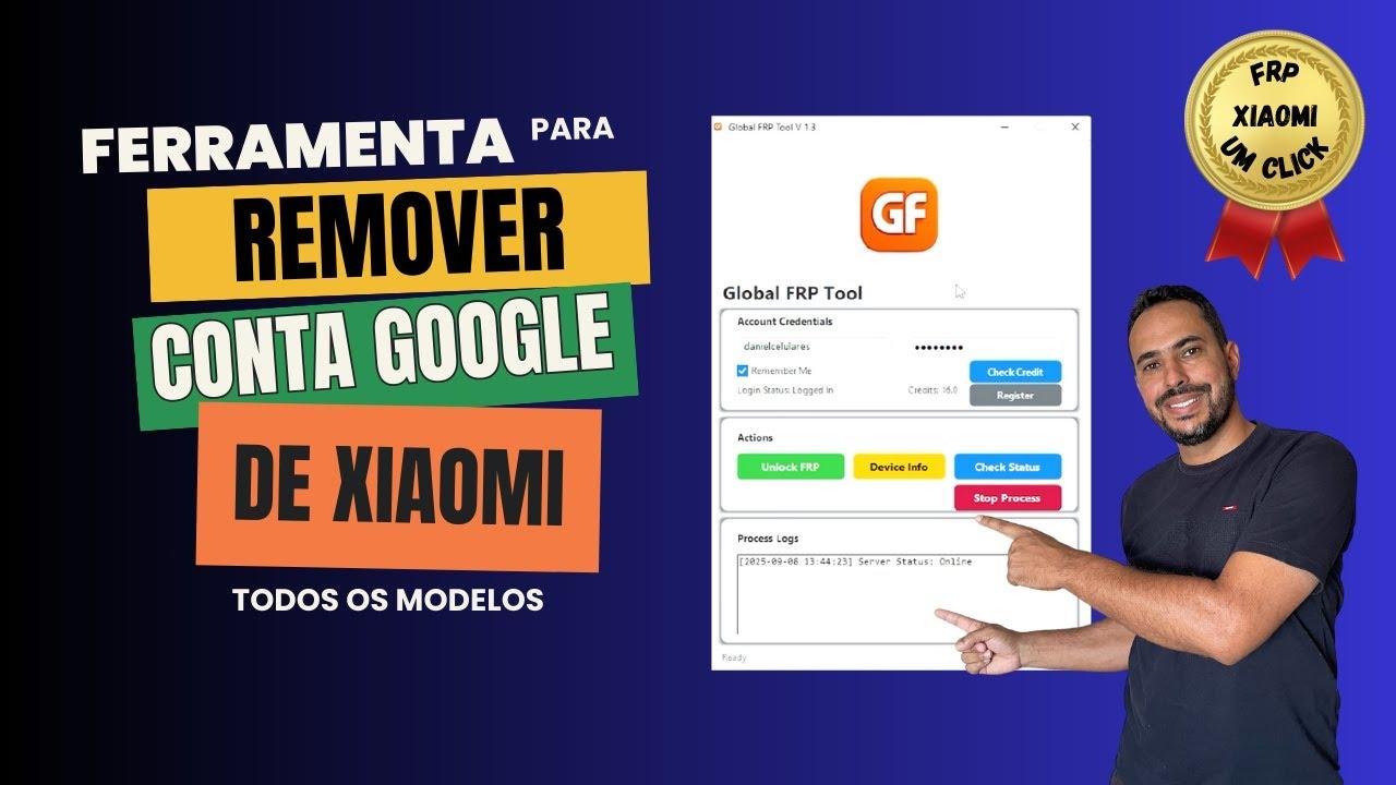 ( GFT ) Global Frp Tool Xiaomi Credit Any Qty [Existing Account]